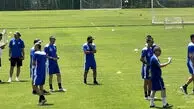 لحظاتی از حضور مربیان لیگ برتری در زمین چمن مرکز ملی فوتبال