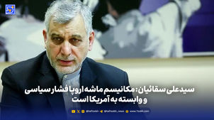 سیدعلی سقائیان: مکانیسم ماشه اروپا فشار سیاسی و وابسته به آمریکا است