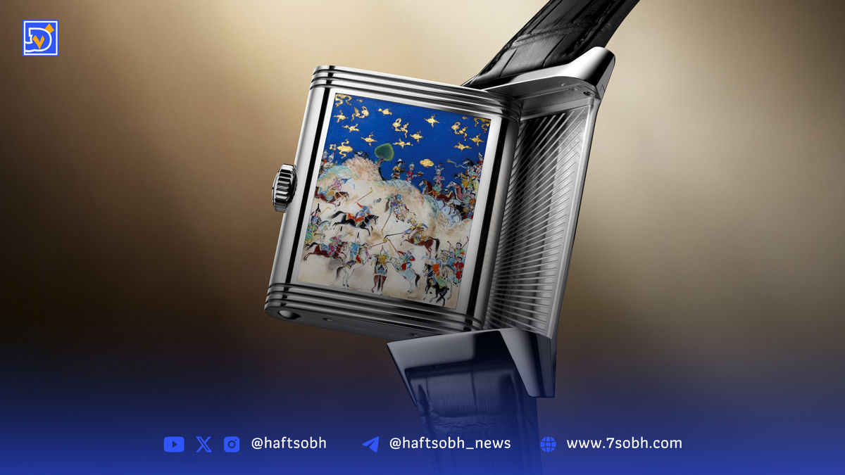 مینیاتور ایرانی روی ساعت سوئیسی