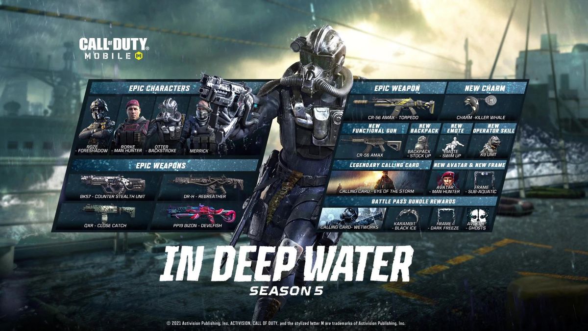 کالاف"Call of Duty"; فصل ۵ لو رفت