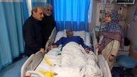 عیادت جبلی از مجروحان صداوسیما