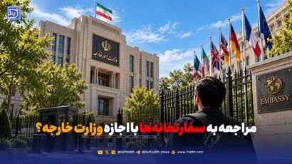 چرا برای مراجعه به یک سفارتخانه باید از وزارت امور خارجه مجوز گرفت؟
