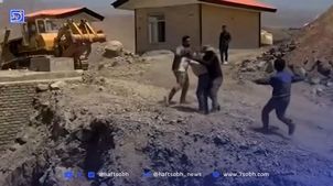 فیلم دعوا و کتک کاری وسط پخش زنده!     