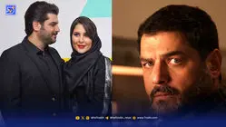 عاشقانه های سام درخشانی و همسرش عسل خانم در برف و سرما