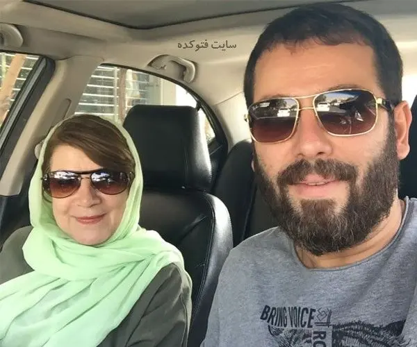 عکس امیررضا دلاوری و مادرش