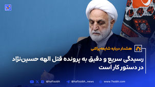 رسیدگی سریع و دقیق به پرونده قتل الهه حسین‌نژاد در دستور کار است