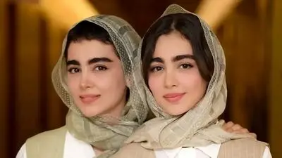  سفر در زمان| ژست «بهتاش» و «سارا» سریال پایتخت 7 پشت صحنه 