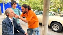 فیلم لحظه به لحظه گریم بابک حمیدیان برای سریال تاسیان