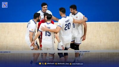 زمان بازی والیبال ایران - چک