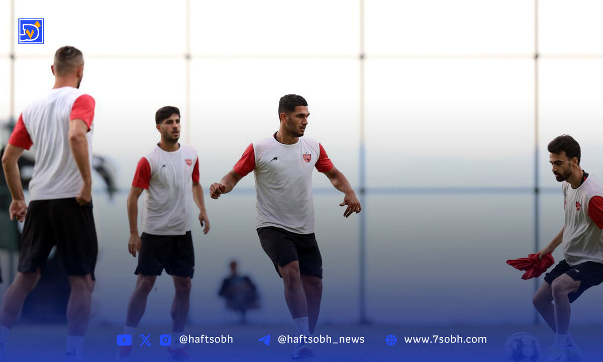 تمرین پرسپولیس تحت تاثیر باران ارتفاعات ارزروم