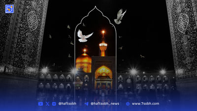 سیاهپوشی حرم رضوی در سالروز شهادت امام حسن عسکری (ع) + ویدئو