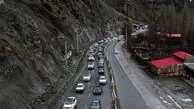 ترافیک سنگین در محورهای شمالی و آزادراه قزوین–کرج–تهران/چالوس و تهران–شمال یک‌طرفه شد