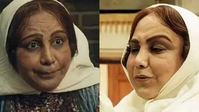 دف نوازی و هنرنمایی بهنوش بختیاری، دده خانم در پشت صحنه سریال جذاب بامداد خمار / محاله به این سکانس نخندید! + ویدیو