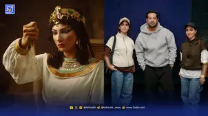 عصر سینما | محیا دهقانی در نقش زلیخا، سنا و سونیا حسینی کنار کامران تفتی همسر متین ستوده