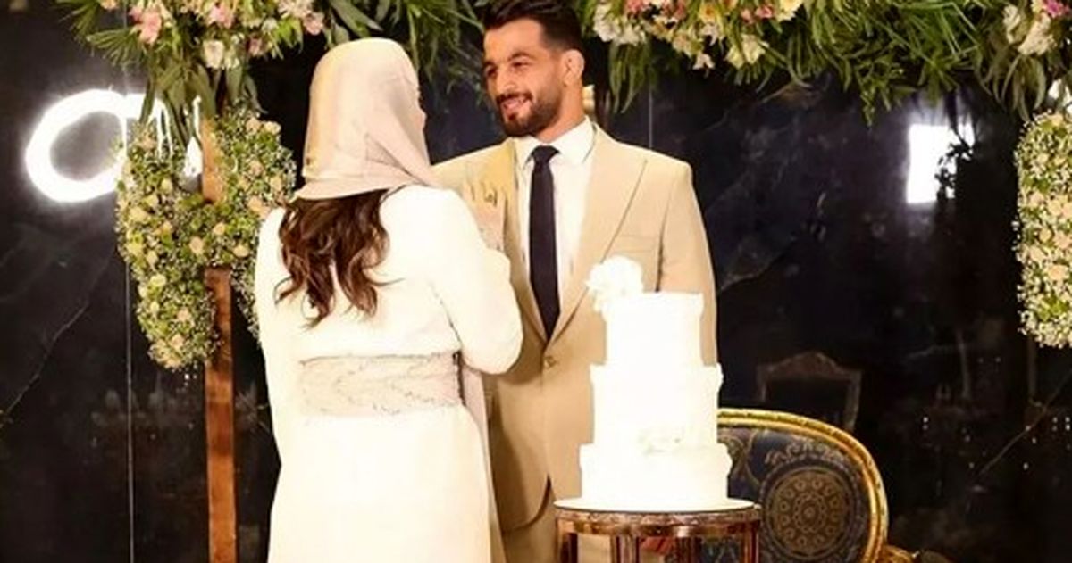 ازدواج دوم همسر سابق حسن یزدانی با یک بدنساز ایرانی+ عکسهای عروسی