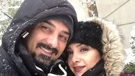 سفر در زمان؛ برزو ارجمند در آغوش پدرش در دهه ۵۰