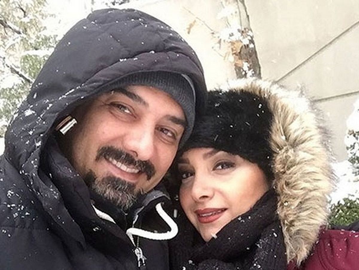 سفر در زمان؛ برزو ارجمند در آغوش پدرش در دهه ۵۰