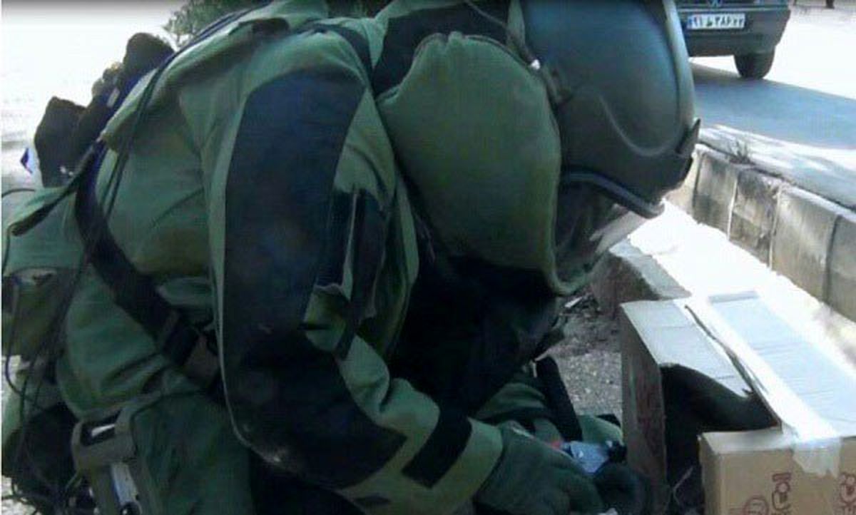 کشف و خنثیسازی یک بمب در خرمآباد 
