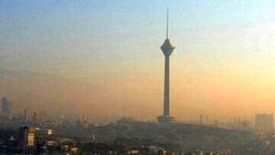 وزش باد شدید، خیزش گرد و خاک در تهران