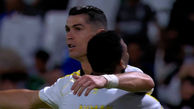 گل اول النصر به الفتح توسط کریستیانو رونالدو
