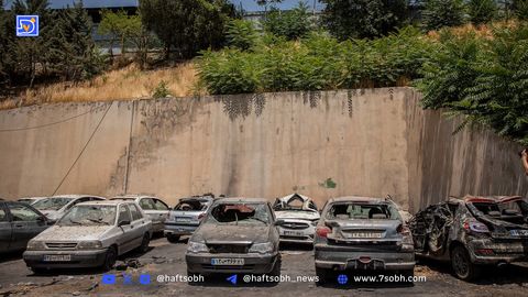 گزارش تصویری روزنامه هفت‌صبح از زندان اوین پس از حمله جنایتکارانه رژیم صهیونی