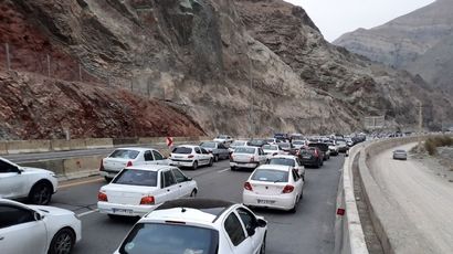 جاده چالوس یک طرفه شد