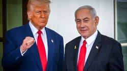 خروج فوری نتانیاهو از نشست خبری