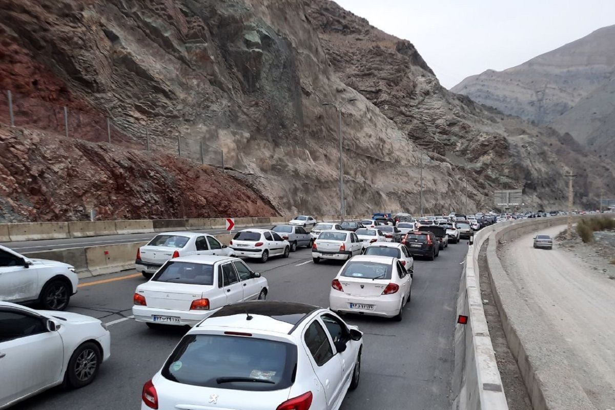 انسداد کامل جاده چالوس تا پایان ماه جاری