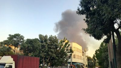 فیلم| آتش سوزی هولناک در جنوب تهران 