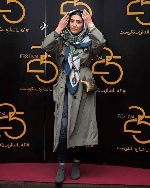 نیکی مظفری در اختتامیه جشنواره ۲۵