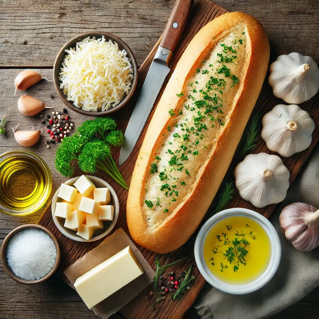 مواد لازم برای تهیه گارلیک برد برای 4 نفر
