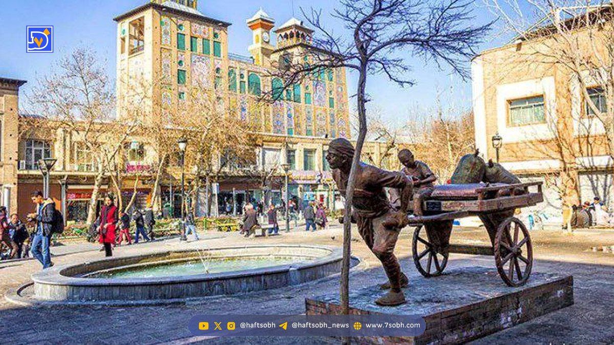 تهران قدیم؛ عکسی نایاب از خیابان ناصرخسرو 