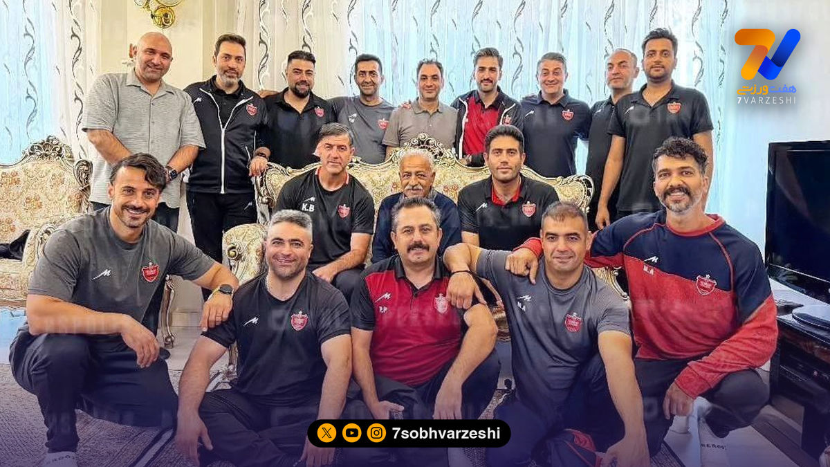 کریم باقری میزبان زحمتکشان پرسپولیس +عکس