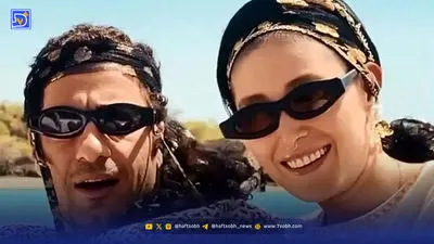 حضور جنجالی نوید محمدزاده و مهرداد صدیقیان با استایل یقه باز در عروسی دختر ناهید مسلمی