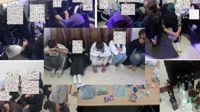 فیلمی از داخل کافه پلمپ شده در تهران به دلیل برهنگی و پارتی مختلط