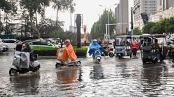 
افزایش شمار تلفات بارندگی و سیل در چین
