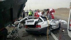 فوت وحشتناک ۸ نفر در تصادف مرگبار جاده کرمانشاه به ایلام