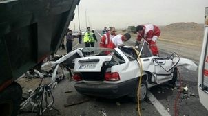 فوت وحشتناک ۸ نفر در تصادف مرگبار جاده کرمانشاه به ایلام