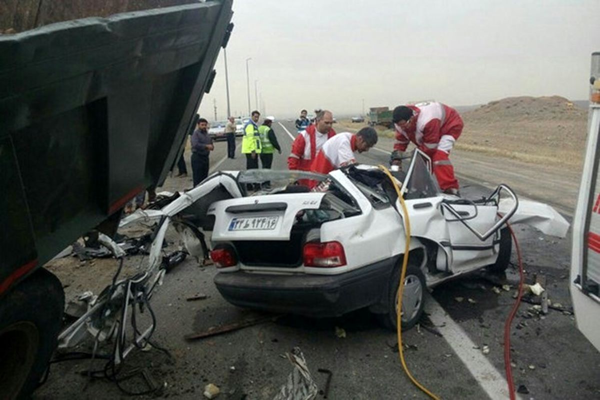 فوت وحشتناک ۸ نفر در تصادف مرگبار جاده کرمانشاه به ایلام