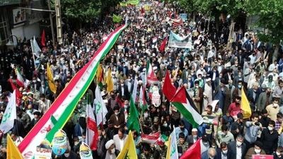 انهدام شئ ناشناس در آسمان مشهد‌