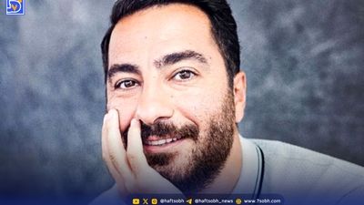 کت شلوار جورجیو آرمانی بر تن پیمان معادی
