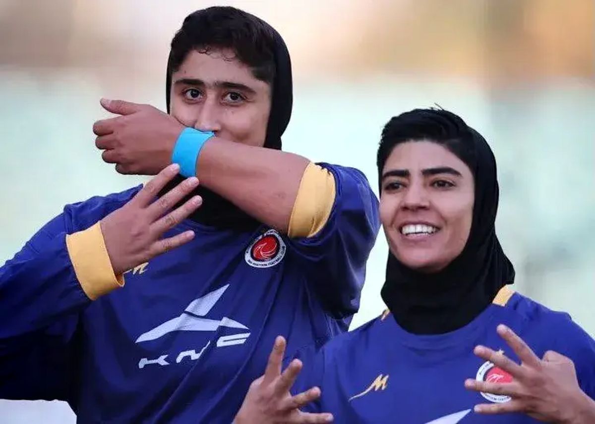 رفتار جنجالی فاطمه گرائیلی در جریان دیدار پرسپولیس و خاتون بم