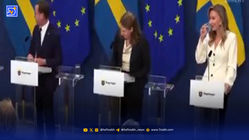 از حال رفتن وزیر بهداشت سوئد در کنفرانس مطبوعاتی + ویدئو