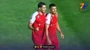 گل اول پرسپولیس به ذوب آهن توسط علی علیپور