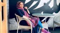حدیثه تهرانی با چهره جدید در سفر به خلیج فارس جلب توجه کرد + عکس