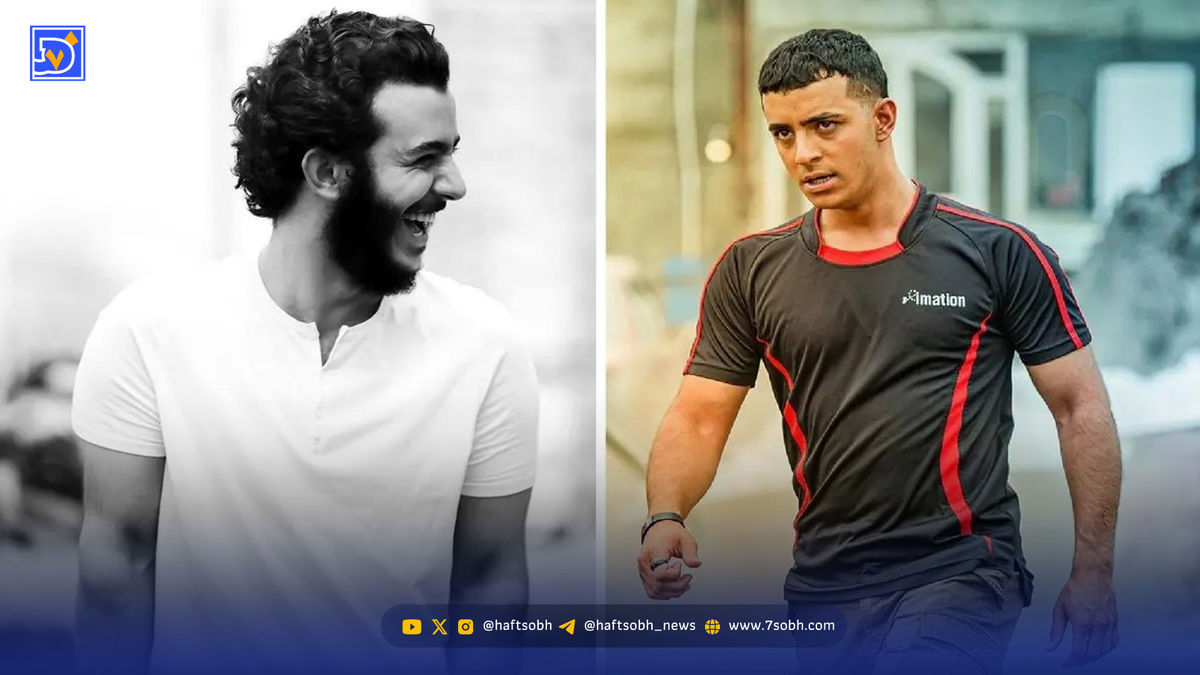 پدر جوان و جذاب علی شادمان در کنار پسر هنرمندش