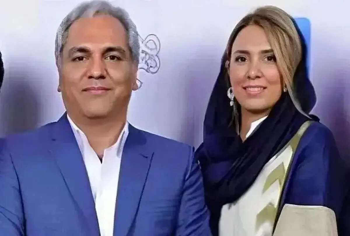 قاب جدید و  عاشقانه مهران مدیری با همسر دوم و جوانش