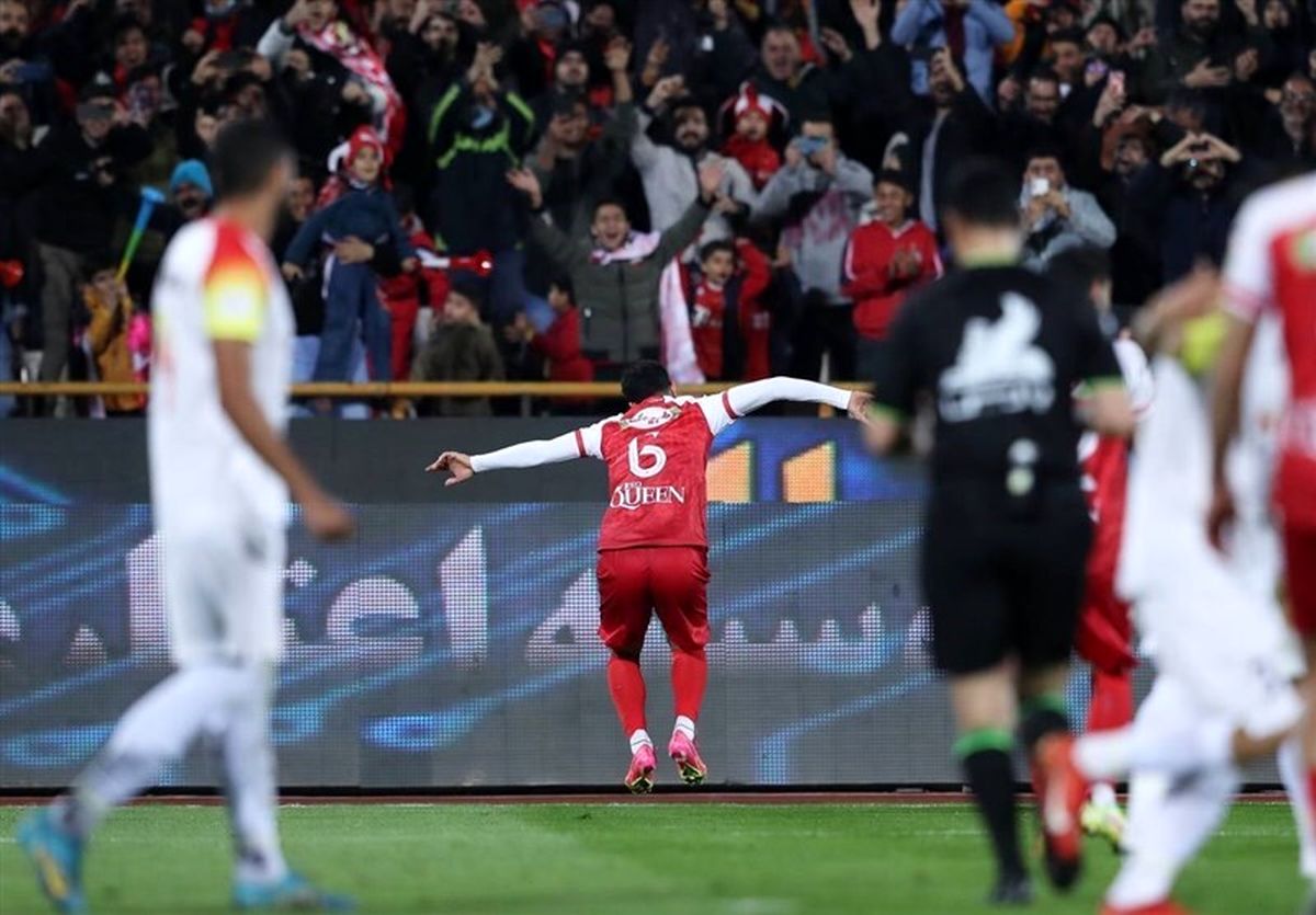 برتری چهار گله پرسپولیس مقابل فولاد خوزستان