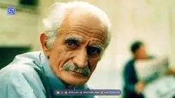 عکس کیومرث ملک مطیعی، بازیگر زیر آسمان شهر در کنار داریوش اقبالی؛ سال 1356