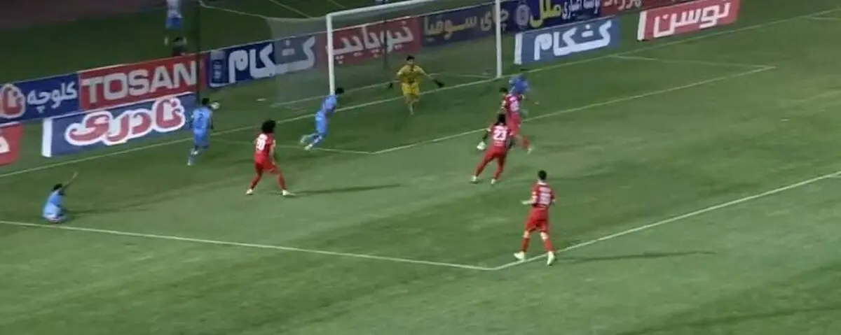گل مردود پرسپولیس به چادرملو